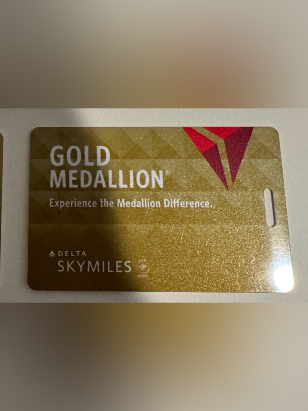2 New Delta Gold Medallion SkyMiles luggage tags